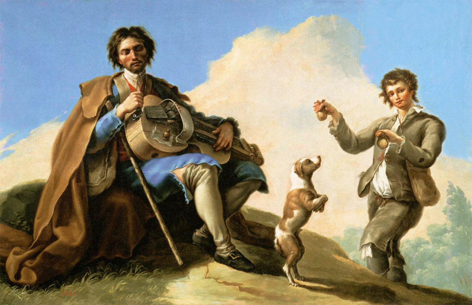 the blind singer
